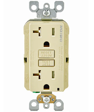 SmartlockPro Dual Function AFCI/GFCI Receptacle, 20-Amp, 125-Volt, AGTR2 - Image 3