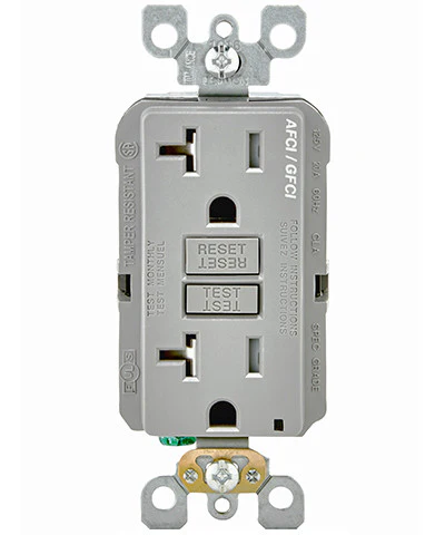 SmartlockPro Dual Function AFCI/GFCI Receptacle, 20-Amp, 125-Volt, AGTR2 - Image 4