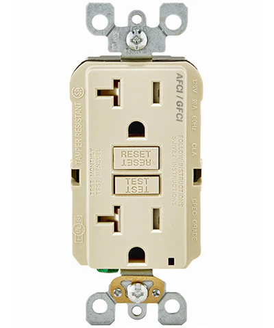 SmartlockPro Dual Function AFCI/GFCI Receptacle, 20-Amp, 125-Volt, AGTR2 - Image 6