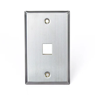 Stainless Steel QUICKPORT Wallplate, Single Gang, 43080 - Image 5