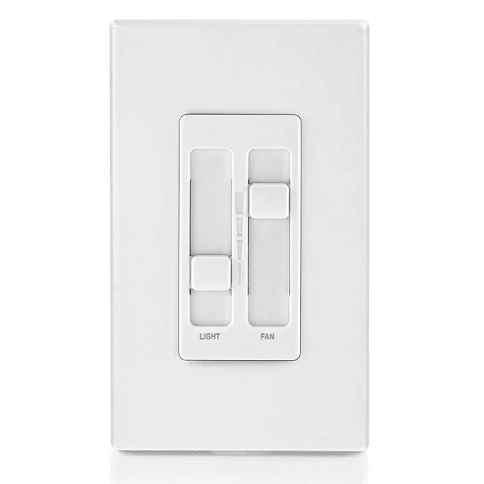 Leviton SureSlide Ceiling Fan Control and Dimmer Switch for LED, Halogen and Incandescent Bulbs, 66DF - Image 8