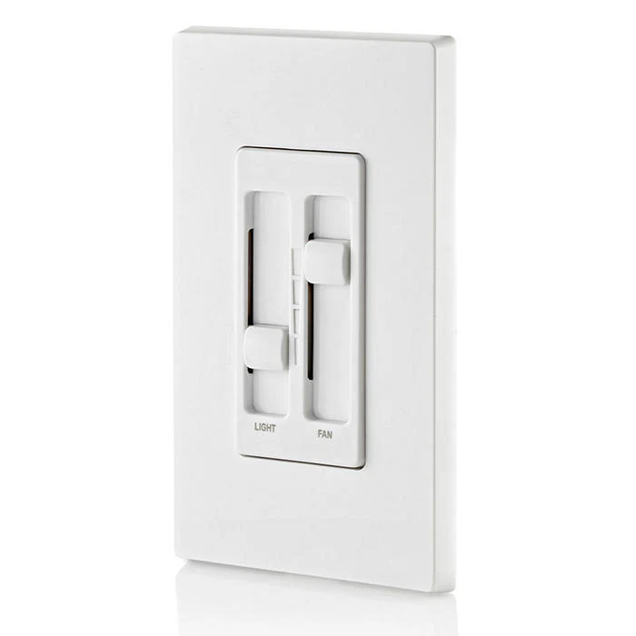 Leviton SureSlide Ceiling Fan Control and Dimmer Switch for LED, Halogen and Incandescent Bulbs, 66DF - Image 9