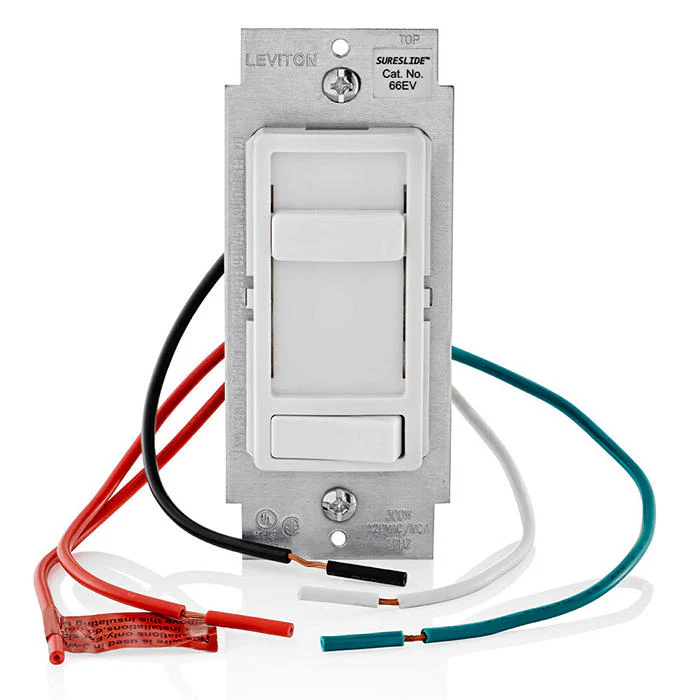 SureSlide Dimmer Switch for Electronic Low Voltage Bulbs, 66EV-10W - Image 3