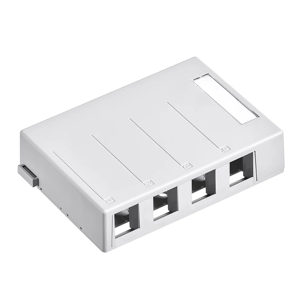 Surface-Mount QUICKPORT Box, 4-Port, 41089