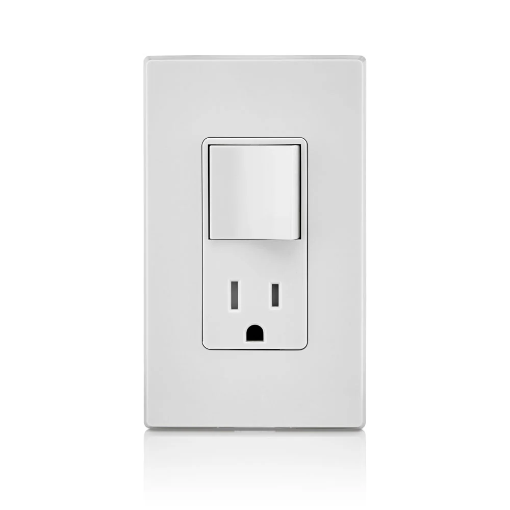Tamper-Resistant Rocker NEMA Combination Decora Switch and Receptacle, T5625 - Image 3