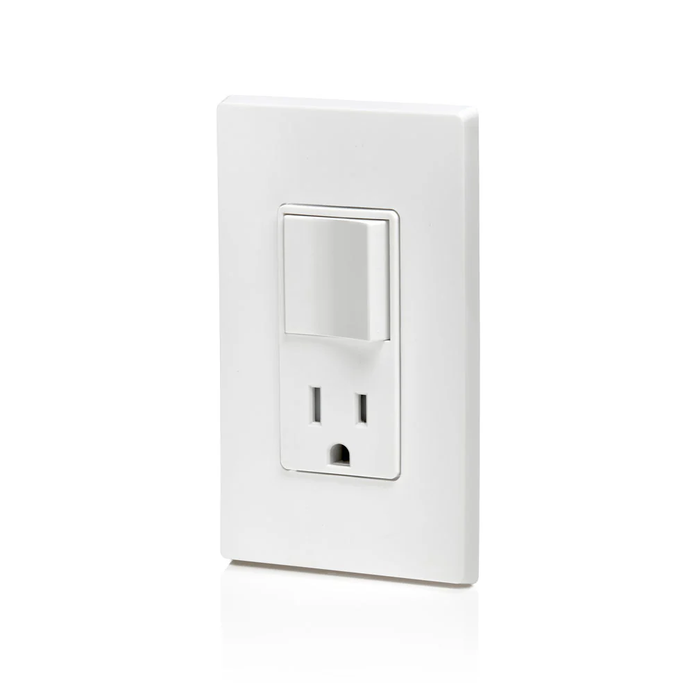 Tamper-Resistant Rocker NEMA Combination Decora Switch and Receptacle, T5625 - Image 4