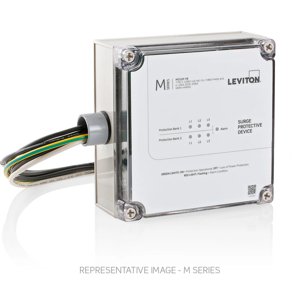 Type 2 Surge Protective Panel SPD, Gray, M3480-DB