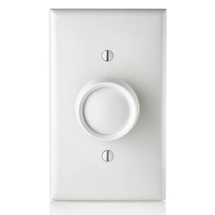 Leviton Trimatron Rotary LED Dimmer Switch, 150W Dimmable LED, 600W Incandescent, Push On/Push Off, Single Pole or 3-Way, White Knob, Ivory and Light Almond knobs Included,  RDL06-10Z - Image 4