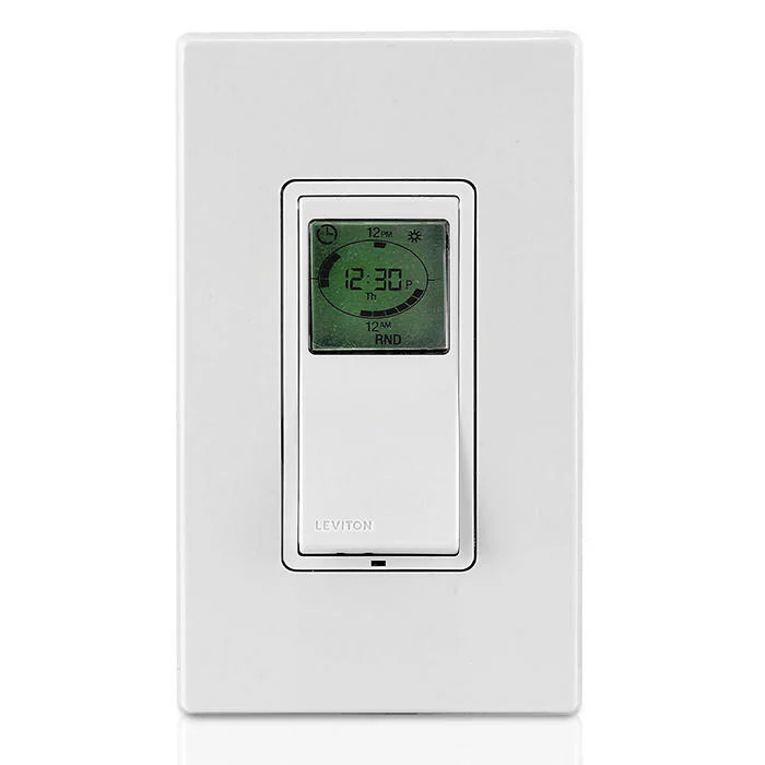 Decora Vizia 1800W Incandescent, 15A Resistive, Inductive 1HP 24-Hour Timer with Astronomical Clock, VPT24-1PZ - Image 3